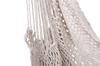 Hammock chair carabiner included Mexican style mesh + chair, off-white