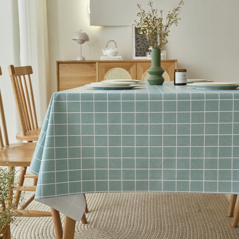 PVC Verse Platteland Tafelstof Geruite Bedrukte Picknickmat Eettafelmat Huis Wasvrije Rechthoekige Tafelkleed 60x60cm 1pcs