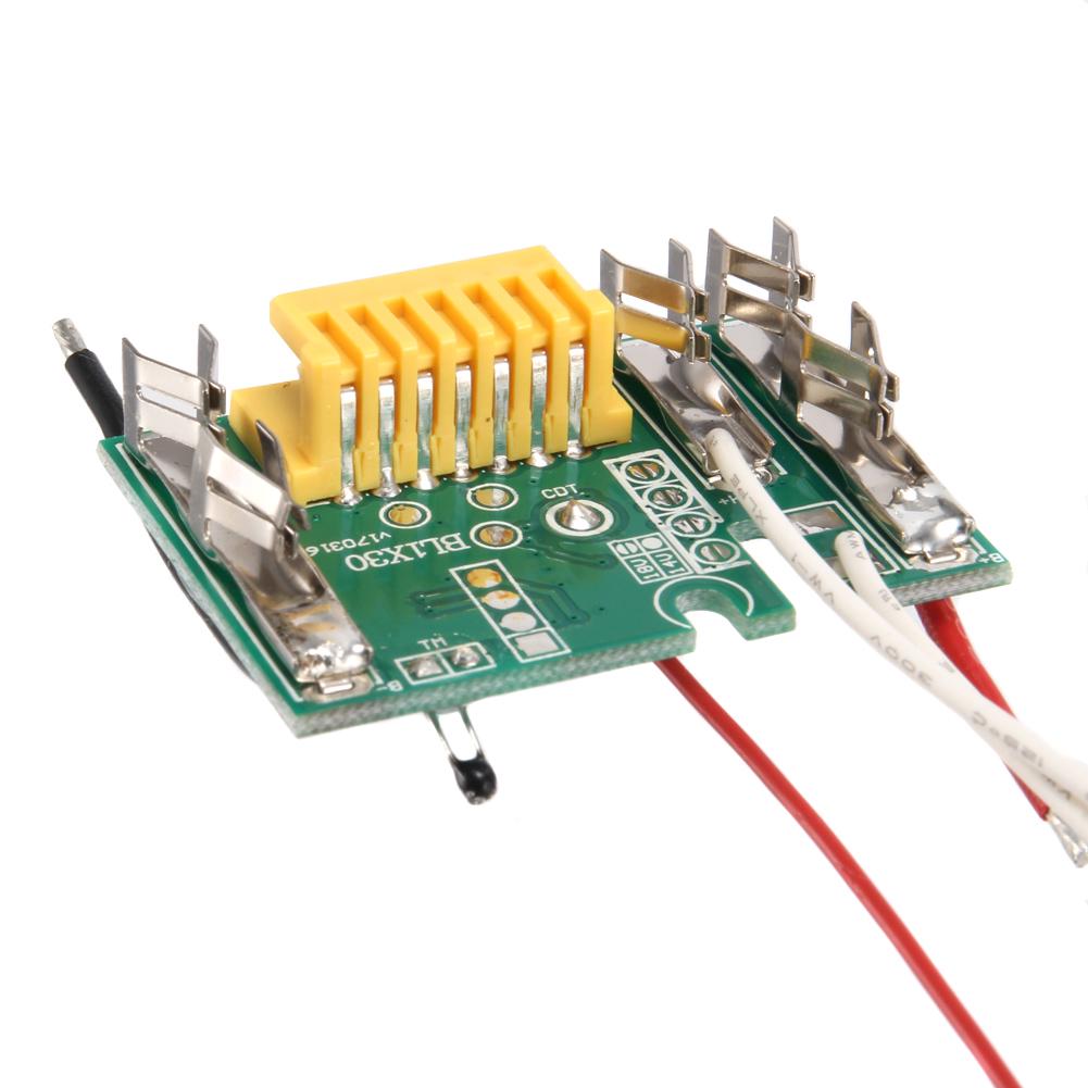 

Плата друкованої плати акумулятора Заміна плати захисту від заряджання, сумісна з Makita BL1830 BL1840 BL1850 WWO66 зелений