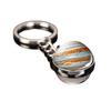 Portachiavi Pianeta Elegante Decorativo Appeso Portatile Luminoso Lucido Rotondo Pregiata Lega Ornamentale Pendente Parabrezza