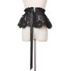 Corsetto con Fiore di Pizzo Fasce a Cintura per Donne Banchetto Elastico Stretto Vita Alta Modellante Cintura Modellante per il Corpo