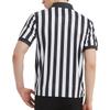 [Top Tie] Men's Referee Uniform, Short-Sleeve Shirt, Sweat-Wicking, Quick-Drying, Lightweight, with Zipper, for Soccer, Basketball, and Other Sports -