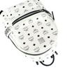 MCM Stark Sidestuds Visetos MMK65VE37WT001 Backpack Â· Daypack white unisex Small size used