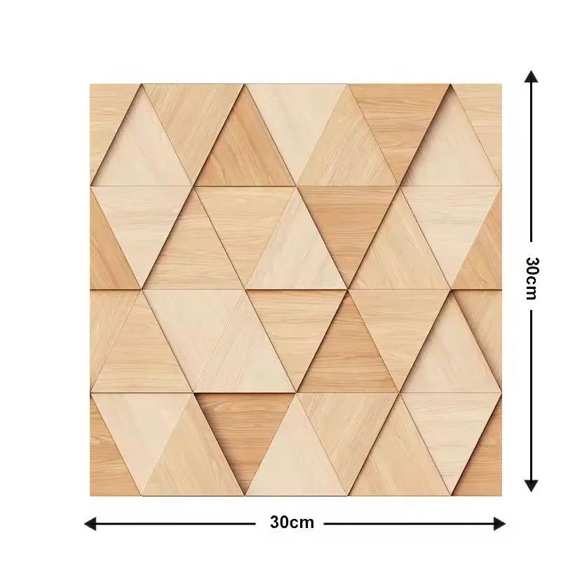Self Adhesive Tile Wall Sticker - Home Decor 3D PVC Sticker Covers For Kitchen Cupboard Bathroom Waterproof Wallpaper