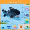 Cute Plastic Ocean Animal Toys Ideal For Kids Colorful Underwater Adventure Playset