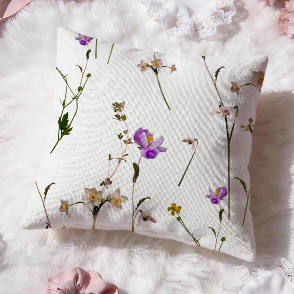 Classic A-AllsaintsS Floral Cushion Cover Premium Comfort Reversible Pillow Cove -Two in One Design for Any Room & Car Interior