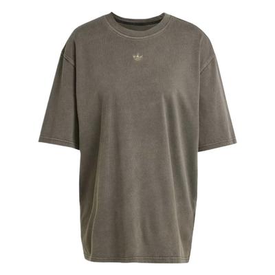 Originals Comfortable Breathable Quick-Drying Skin-Friendly Short Sleeve T-Shirt Women Tops Dark-Brown JI5729