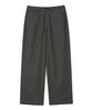 MILLO ARCHIVE [Ma X Derek] Len Stripe Curve Pants [Ash Brown]