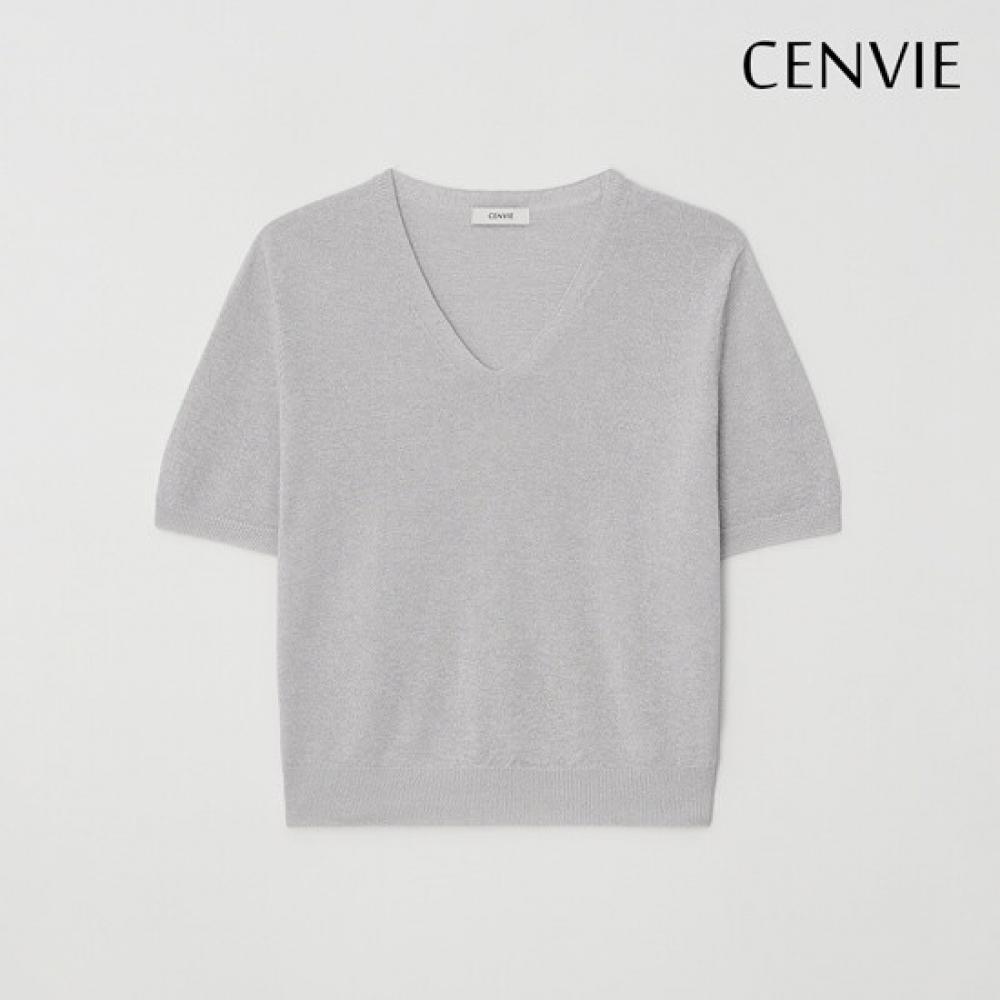 Senbi Men 26ss Summer Dry holgarMent V Neck Short sleeVe Knit