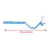 1pcs Portable Curved Bathroom Cleaning Brush Cleaning Accessories Bathroom Brush Angle Handle Curved Brush Toilet Brush