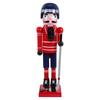 Christmas Hockey Player Holiday Wooden Nutcracker Puppet Sports Ornaments Table Centerpiece Friends Gift