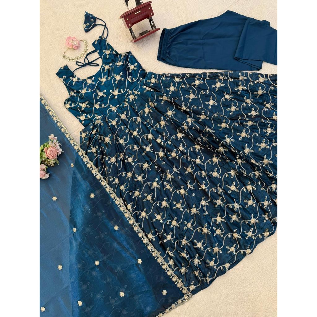 Pakistanische Hochzeitskleidung Anarkali Salwar Kameez Indisches Ethnisches Kleid Bollywood Anzug