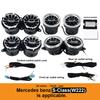 RGB Car Control S-CLASS(W222) 7 Colors 64 Colors For Mercedes Benz 2014-2017 2018-2020 LED Turbine Air Vents Atmosphere Lights