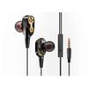 Original QKZ CK8 4D Kupfertreiber HiFi Kabelgebundener Kopfhörer Sport Kopfhörer Bass Stereo Headset Musik Ohrhörer 3,5MM In-Ear mit Mikrofon