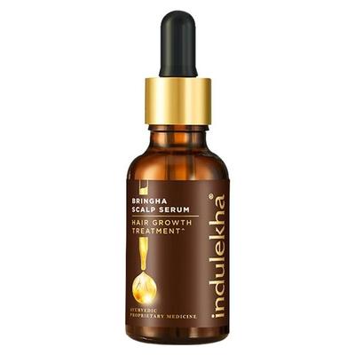Indulekha Bringha Trattamento per la Crescita dei Capelli Siero per il Cuoio Capelluto ,30ml |Siero Ayurvedico per la Crescita dei Capelli