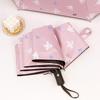 Stylish Cartoon Folding Umbrella: Sun & Rain Dual-Use with Thickened Black Glue for Summer Sun Protection