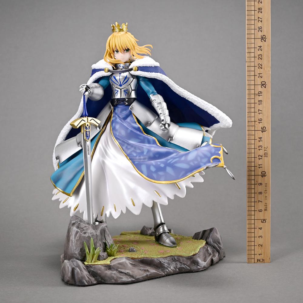 

NEW 27cm Fate/Grand Order Fate/stay night Saber Altria Pendragon Anime PVC Action Figure Toy Statue Adult Collectible Model Doll (As shown-2950)-
