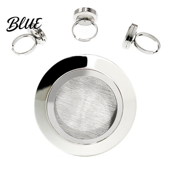 Unique Ring with Storage Box Round Photo Locket Adjustable Holds