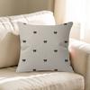 Cute Pink Black Full Screen Bow Dot Cushion Cover Decorative Pillow Sofa Home Decor Case Pillow Cases