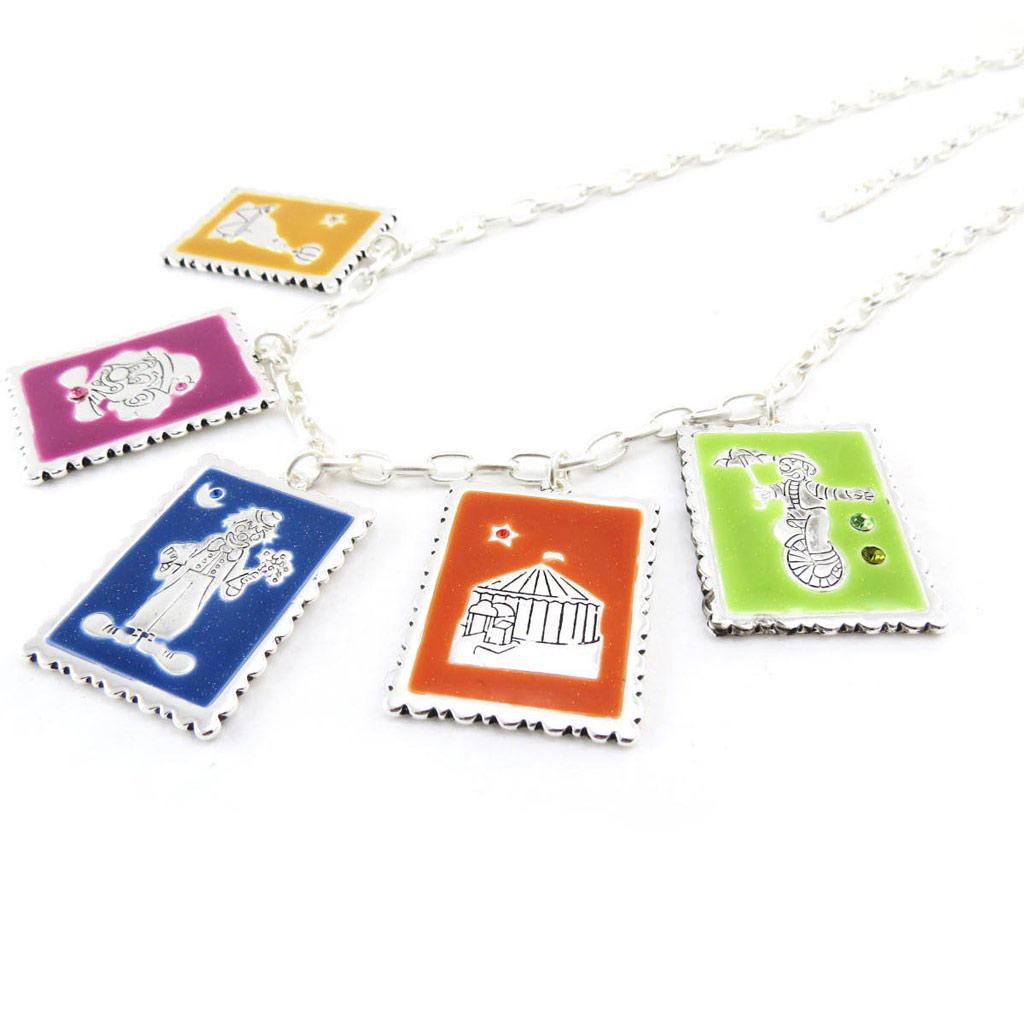 Les Trésors De Lily [J2811] - Multicolored 'Circus' Designer Long Necklace