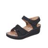 Ladies' Sandals, Adjustable Velcro, Cushioned Insoles and Arch Support, Casual Shoes Suitable for Beach, Shopping, Dating, High-heeled Sandals