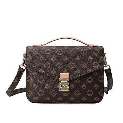 Europäische und amerikanische Retro-Mode Ledertasche Handtasche Damen Umhängetasche