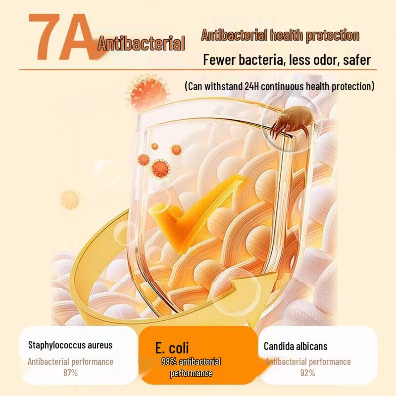 LangSha Women's High-Waist Cotton Briefs (4-Pack)