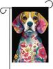 Welcome Spring And Summer Beagle Garden Ag 12x18 Double-Sided Colored Ower Garden Courtyard Outdoor Porch Lawn Decoratio AAS