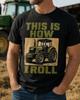 This Is How I Roll Tractor Shirt, Funny Farmer Tee, Agriculture Gift for Men Women, Country Farm Equipment Rural Ranch Outfit Graphic Design