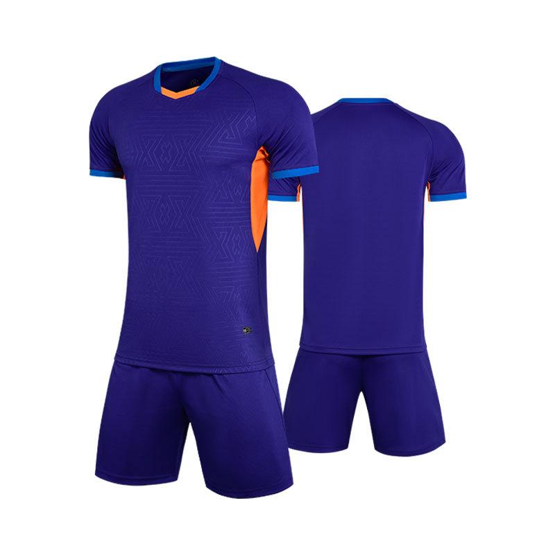 Short-sleeved Football Jersey Set DIY Adult Primary School Children with The Same Football Training Jersey Team Jersey Competition Jersey