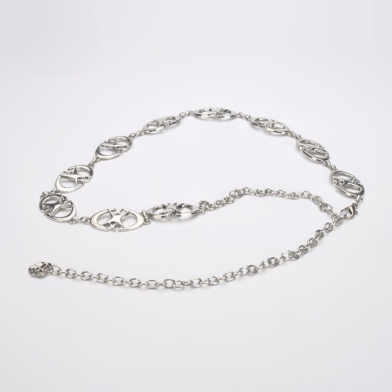 Women's Waist Chain Style Fashionable Light Luxury Temperament Versatile High-end Feeling Niche Star Thin Waist Chain Chain for Women