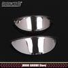 Universal Chrome Metal Scooter Headlight Rainproof Cover 5.75"/7"For Cafe Racer Motorcycle Front Lamp Visor