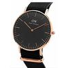 Daniel Wellington Classic Black Cornwall/Rose 36mm Unisex Watch DW00100150