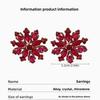 Floral Style Fashion Earrings With Electroplated Finish For Ladies Accessories