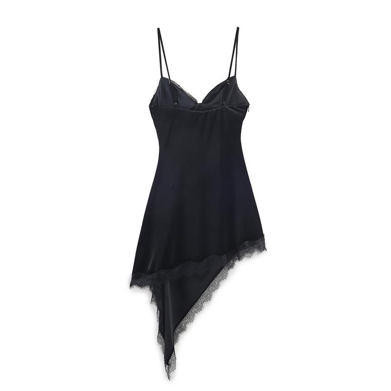 Abito da Donna in Raso di Seta Stile Europeo & Americano Inverno 2025: Alla moda & Sexy 5919215