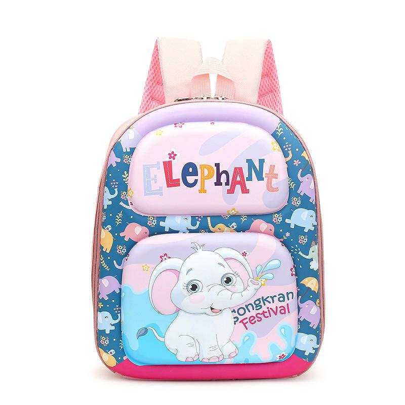 

Новый детский школьный рюкзак для детского сада, твердая сумка для девочки, милый слоненок, рюкзак для детей младшего и среднего возраста 25 лет