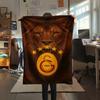 1 шт. Фланелева ковдра з принтом Galatasaray S.K, Висока якість, Для всіх сезонів, Декор для дому, Тепло та затишок, Ідеально для різдвяних подарунків