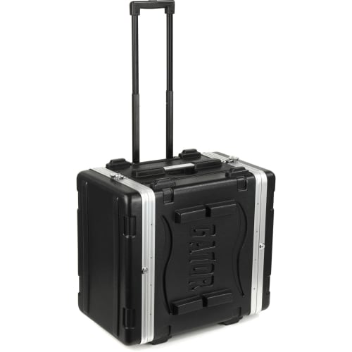 GATOR Lightweight PE Rolling Molded Rack Case Series 6U GRR-6L (Includes Mounting Screws and Washers)