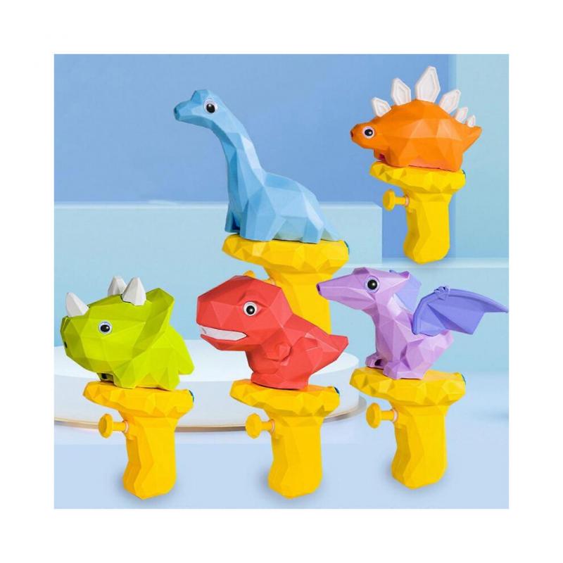New 5PCS Water Guns Pool Toys Dinosaur Squirt Guns Summer Backyard Beach Games Toys