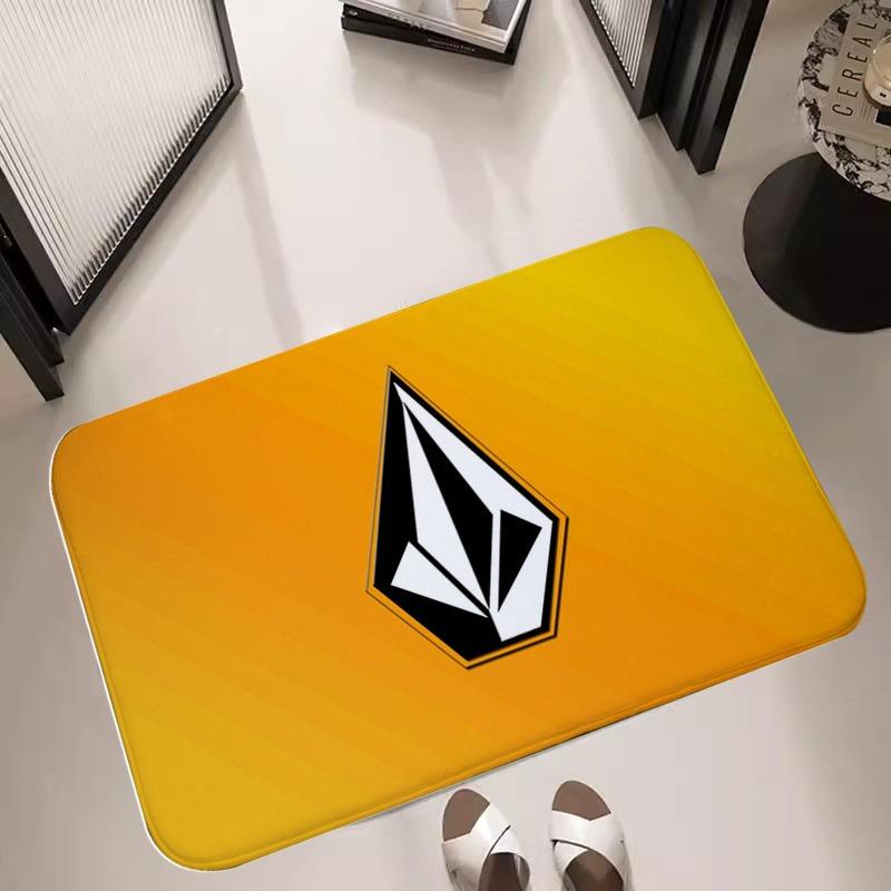 Street Art Graffiti Carpet Urban Trendy Abstract Geometric Logo Newspaper Clipping Home Decoration Rug Welcome Nonslip Floor Mat