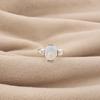Milky Opal Gemstone 925 Sterling Silver Partywear Elegant Ring For Gift CZR-18-15