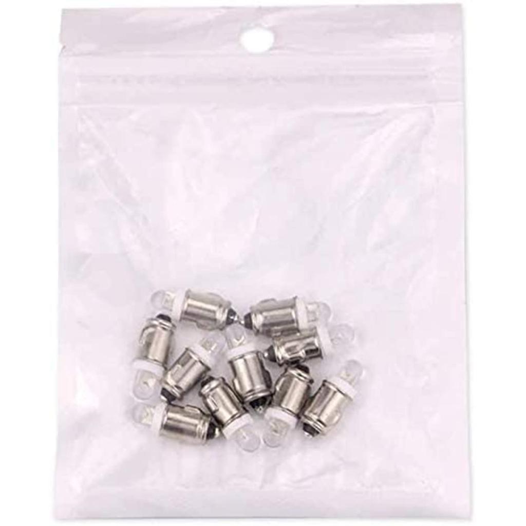 Aoling BA7S 12V 24V, 50LM Colore Lampadina, BA7S Bianco Negativo