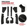8PCS Door Sill Protector For Tesla Model YL 2026 Door Entry Guard Easy Clean TPE Material Black Model YL(6-seat) Accessories