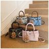 Urban Style Water Bucket Shoulder Bag For Women With Details And Zipper