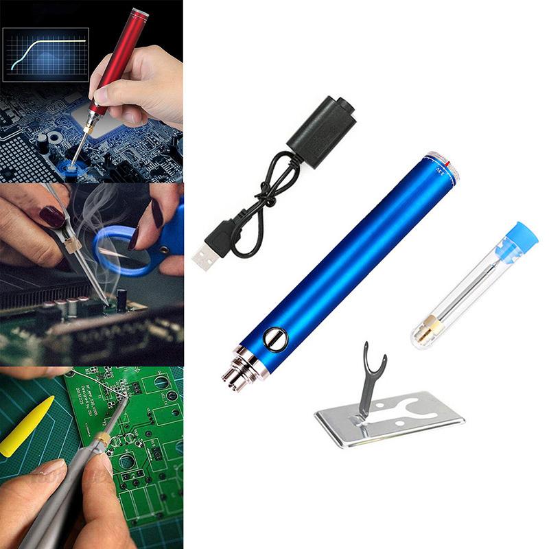 Wireless Charging Soldering Irons, Portable Microelectronics Repair Hand Tool, USB 5V Rechargeable Welding Tools, 4 Colors
