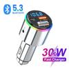 Bluetooth 5.3 FM Transmitter Handsfree Car MP3 Player Stereo Car FM Modulator PD30W Quick Charge QC3.0 AUX Player RGB Light