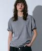 GAKKAI UNIONS Symbol Over-Crop Pigment Embroidered T-Shirt Stone Grey