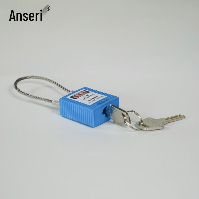 Anseri Steel Cable Lockout Safety Padlock