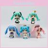 Niedliche sitzende Hatsune Miku Chibi-Figur, PVC-Spielzeugmodell, 8,5 cm, süße Puppe, Geschenk