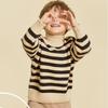 Boys' and Girls' Fleece-Lined Half-High Collar Sweater: Autumn/Winter Korean Style Warm Knitwear